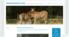 Desktop Screenshot of finnhorseblog.com