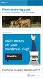 Mobile Screenshot of finnhorseblog.com